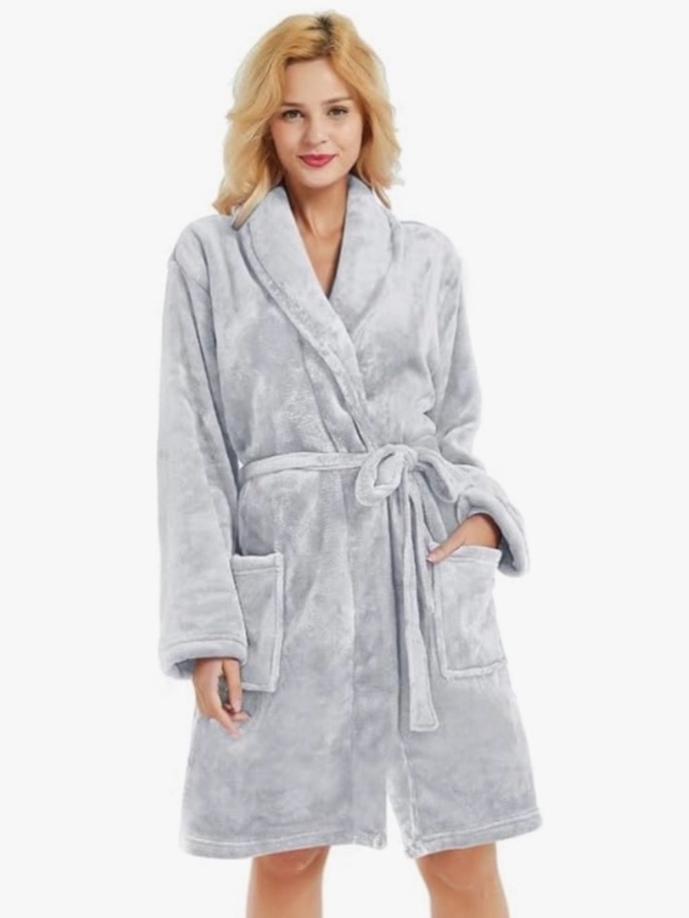 Daniel Buchler Plush Grey Robe